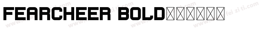 Fearcheer Bold字体转换